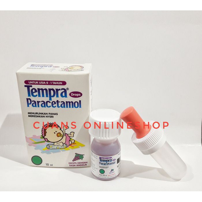 Jual Tempra Drop Anggur Rasa Anggur. Obat Demam Bayi Dan Anak Shopee