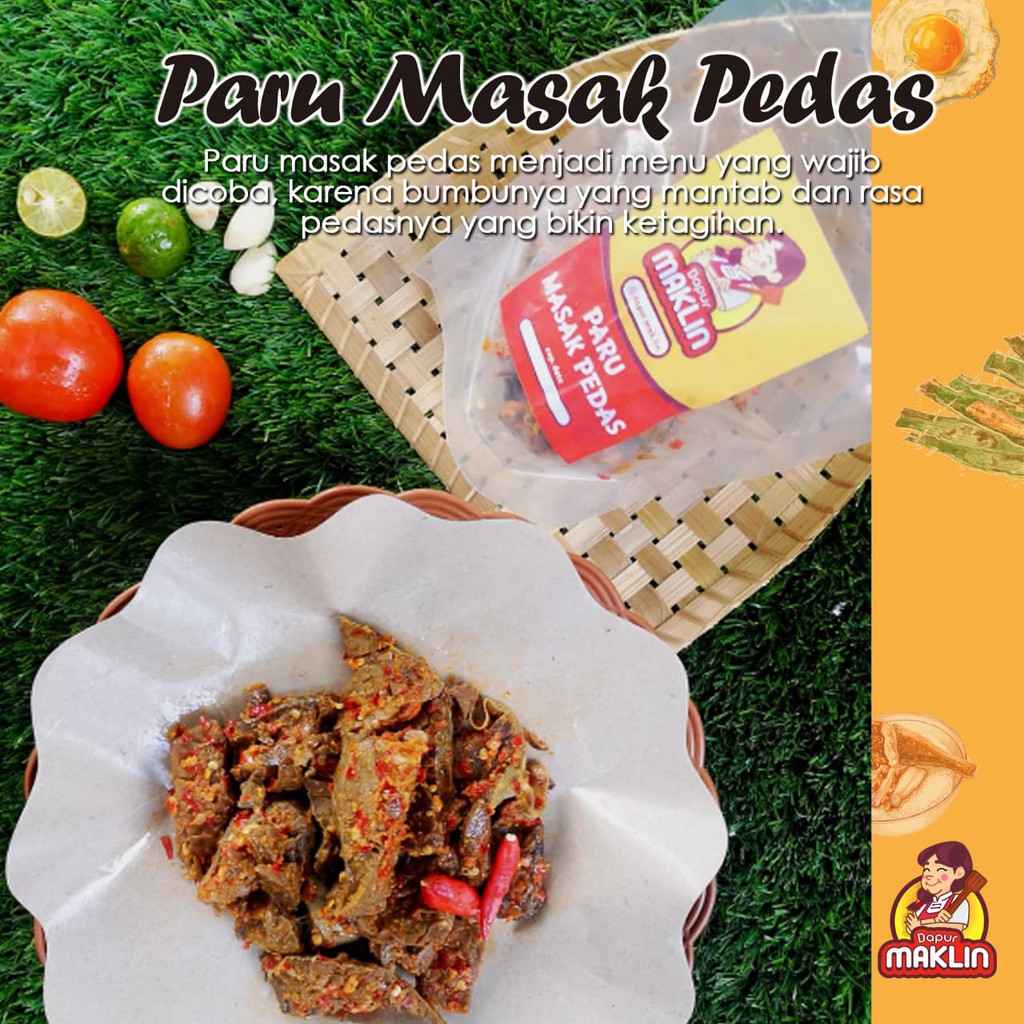 

Paru Pedas Dapur Mak Lin Frozen Food Ready to Eat/Siap Makan Surabaya