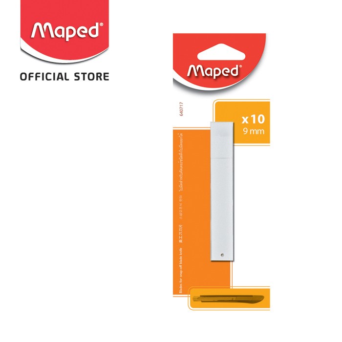 

Maped Isi Ulang Cutter 9mm - 1 Box isi 10 Blades