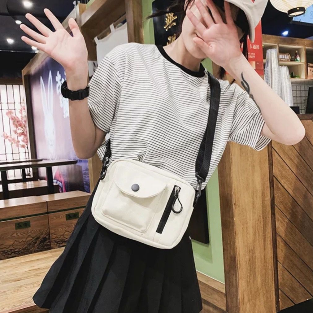 TASMINIKU - Melvin Tas Selempang Sling Bag swag harajuku tas hangout