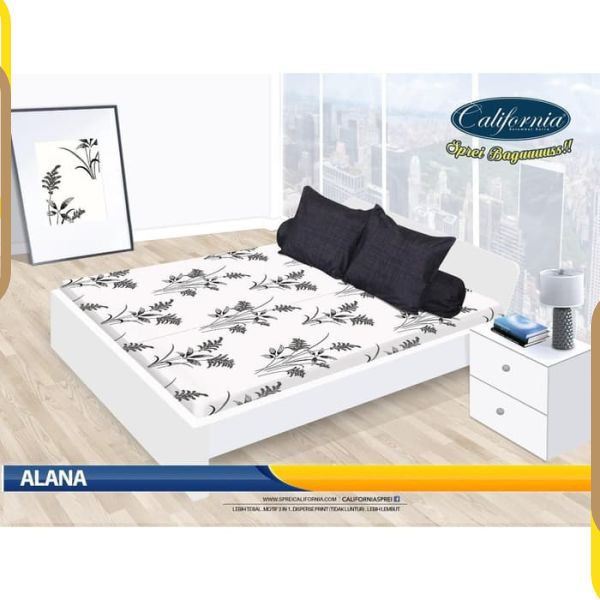 Sprei California Motif Alana 180x200