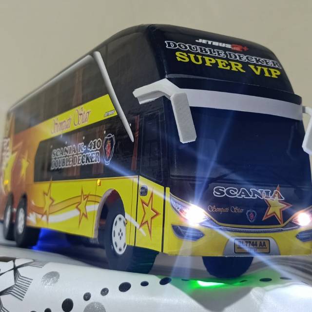 Miniatur Bus bis / mainan bus bis sempati star DD