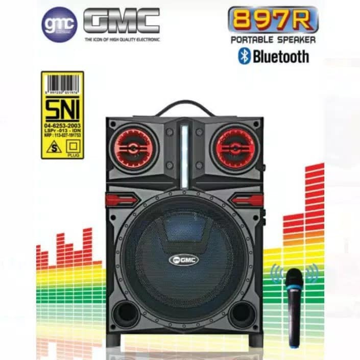 SPEAKER GMC 897 R BT 8"+ 1MIC