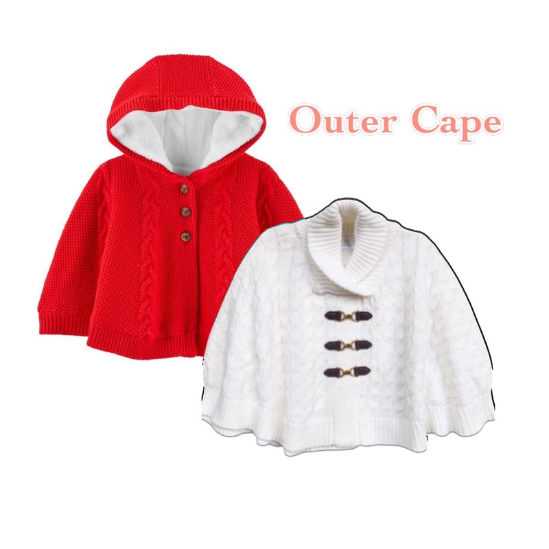 Outer Cardigan Cape Rajut Anak Gymboree