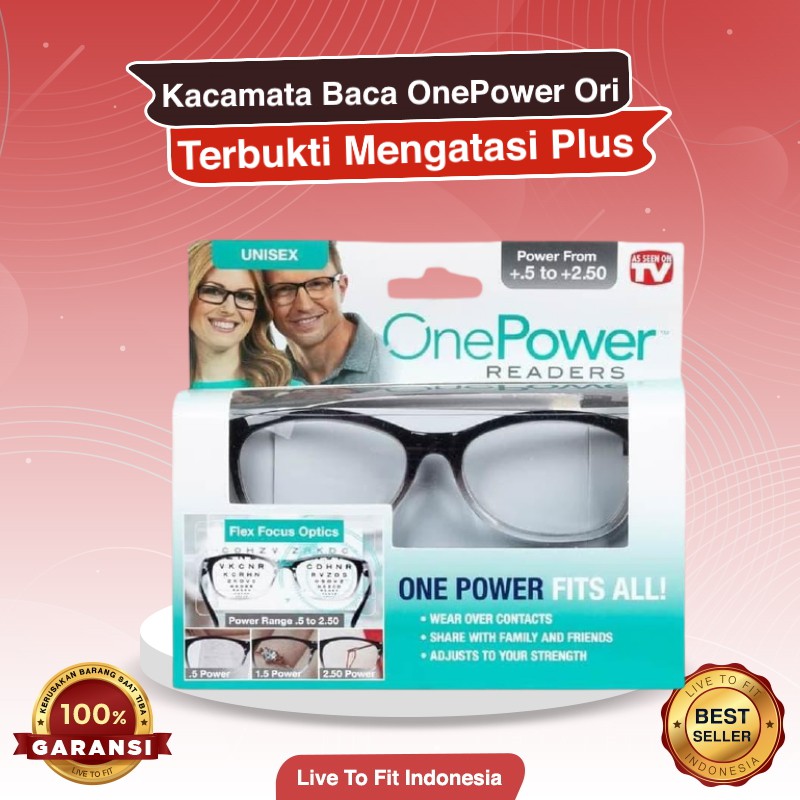 Kacamata Baca Plus Pria Wanita Auto Focus One Power Readers Unisex [GRATIS ONGKIR]