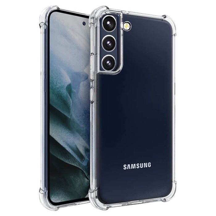 SAMSUNG S21 FE S23 FE S23 5G S23+ 5G S23 ULTRA S22 4G / 5G S22+ S22 ULTRA CASE HD CRACK BENING SOFTCASE SILIKON KARET BUMPER TRANSPARAN ANTICRACK CASING PROTECT CAMERA COVER PELINDUNG KAMERA S22 PLUS S22 + 5G S23 +