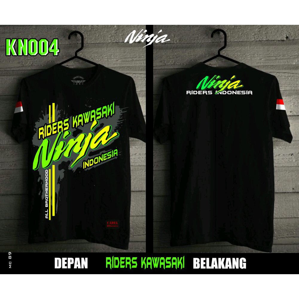 Kaos Kawasaki Cewek Jangan Ngaku Cantik Kalau Belum Dibonceng Ninja