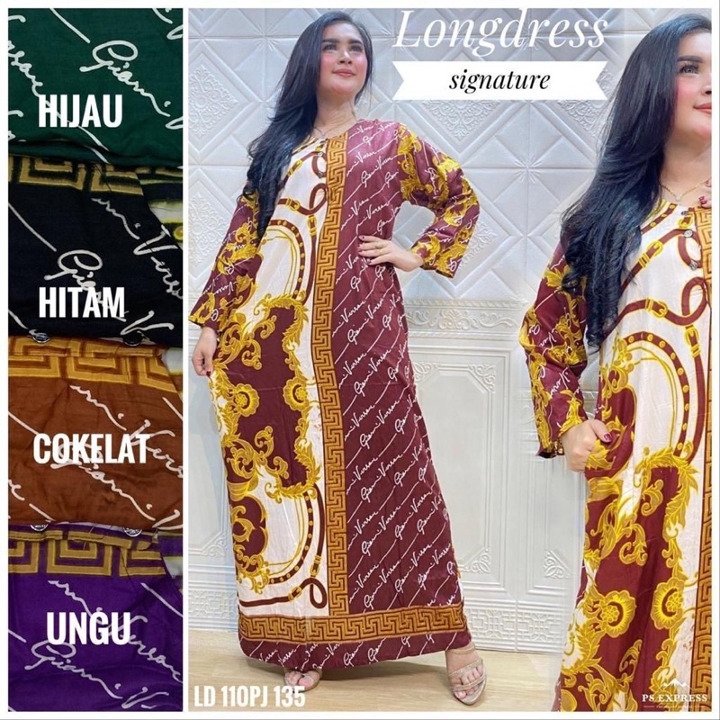 longdress kancing depan busui signature