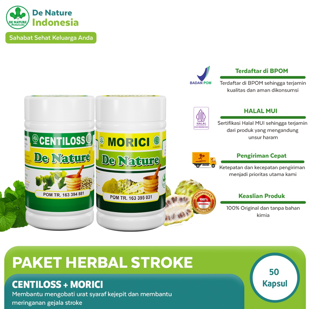 Centilos Morici De Nature Ampuh Atasi Stroke