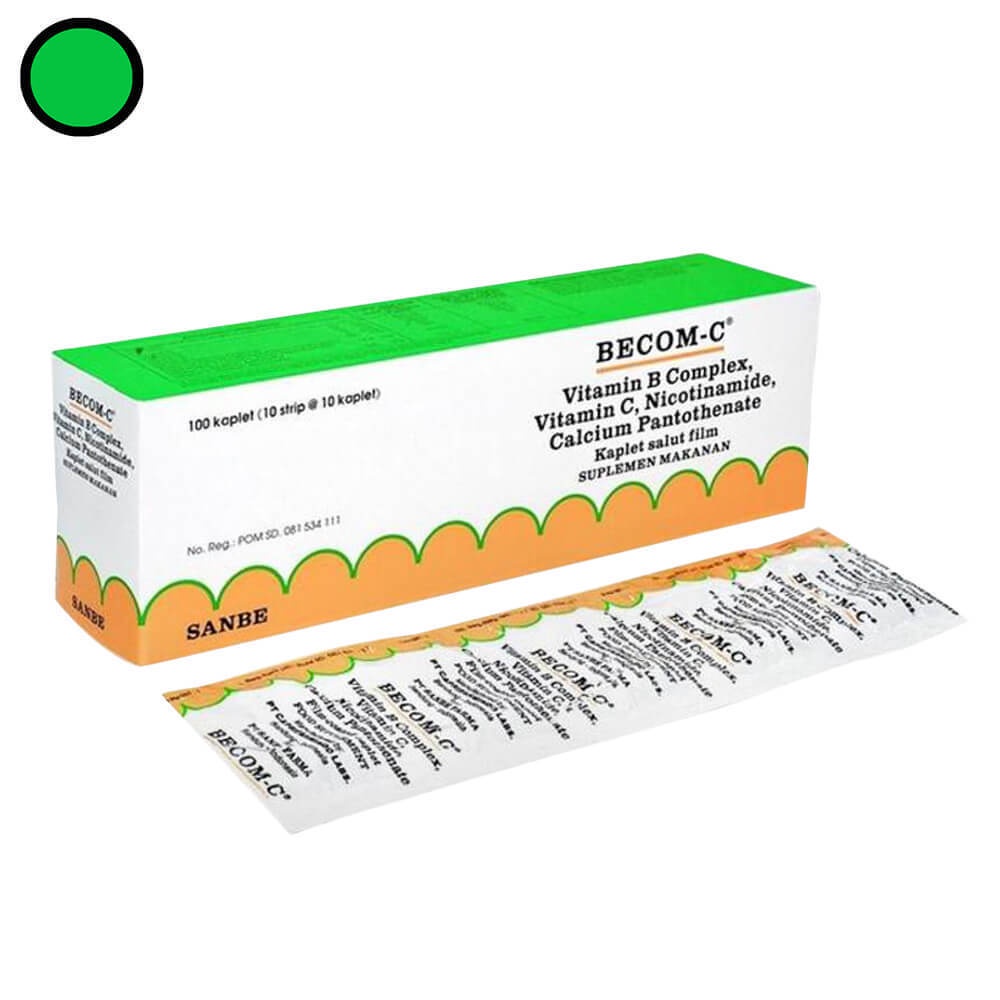 BECOM C BOX - Multivitamin Vitamin C 100 Tablet 10 Strip