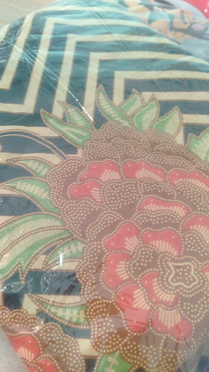 Aserehe Zigzag Batik Solo Zela Tunik Atasan Kerja Kantor Kondangan Casual Muslim Jumbo