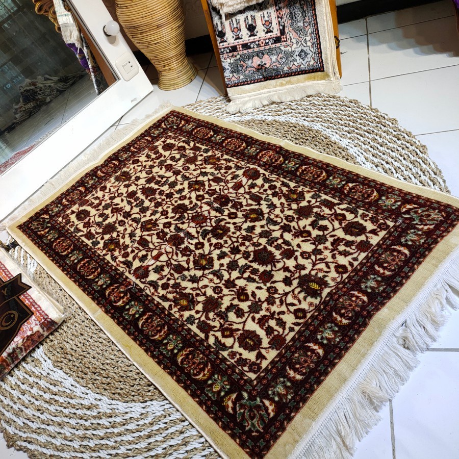 sajadah turki tebal lembut motif yakar karpet sajadah turky