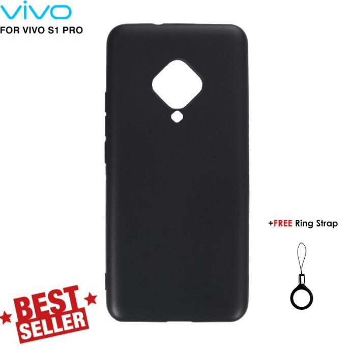 Case Vivo S1 Pro Free Gantungan Slim Matte Macaron List Tpu Softcase Mhs-1458