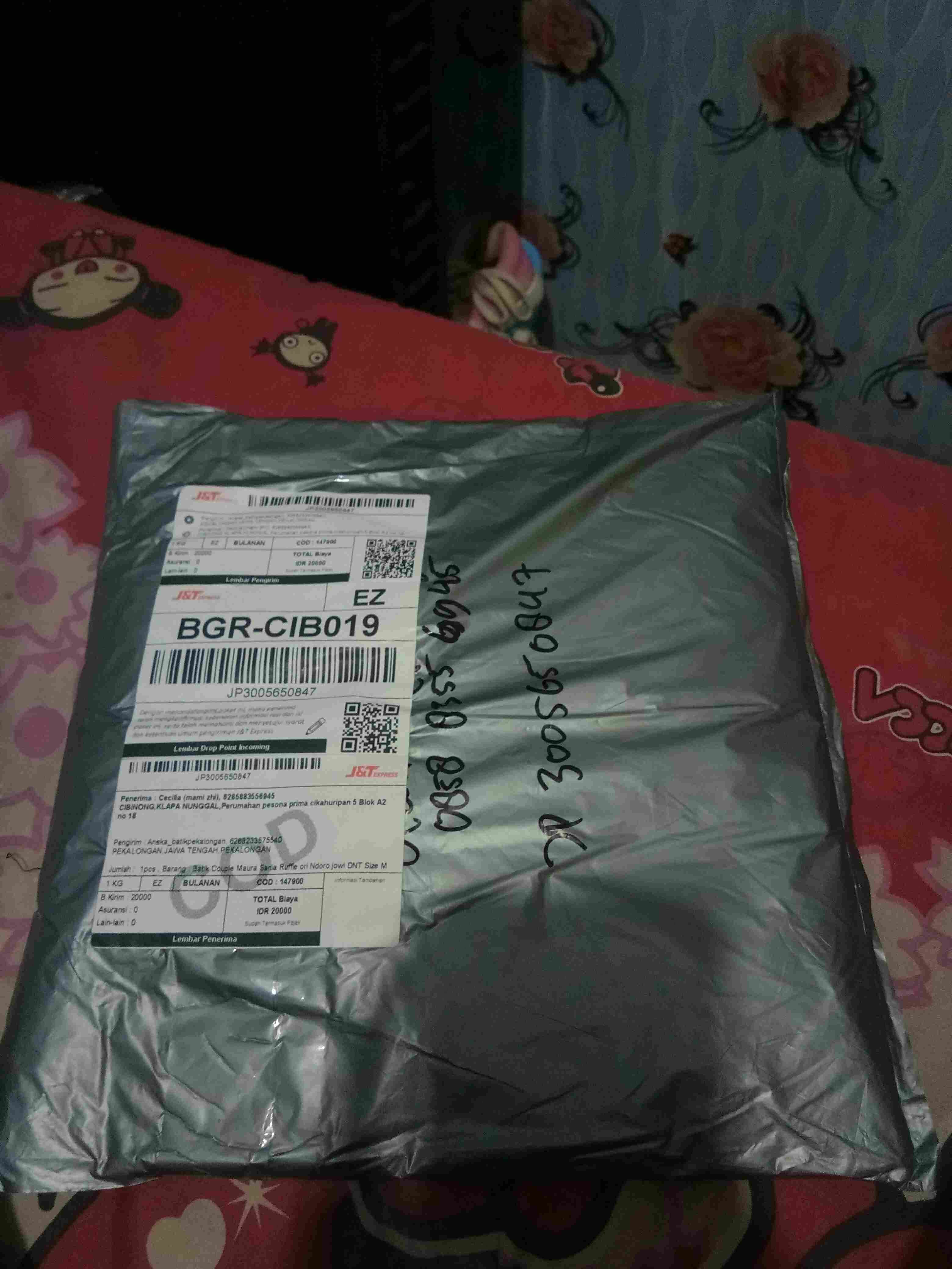 Batik Couple Jumbo Maura Sania Ruffle Ori Ndoro Jowi Dnt Size M L Xl Xxl All Size