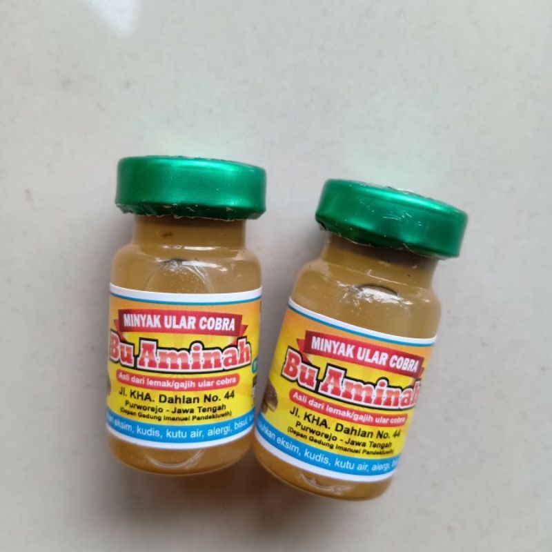 Minyak Cobra Asli Ibu Aminah Obat Gatal Kulit Ampuh