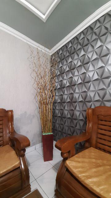 1 Btg Bambu Ulir Polos Natural 200cm (min Order 15 Btg Bisa Mix)