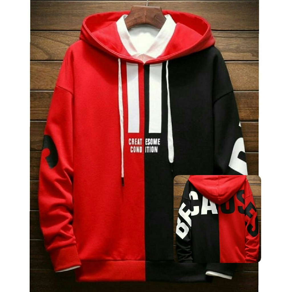 [Sweater Hoodie Sebastian RO]Sweater pria babytery varian warna