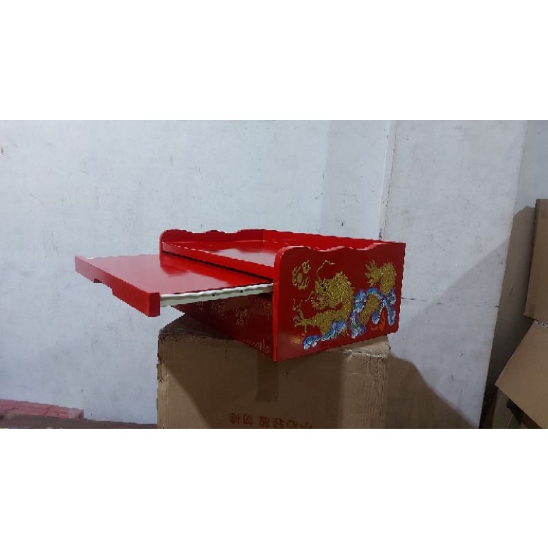 rak gantung sembahyang laci uk 40x60