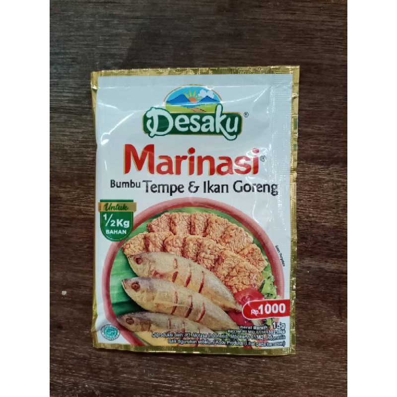 

bumbu tempe & ikan goreng desaku