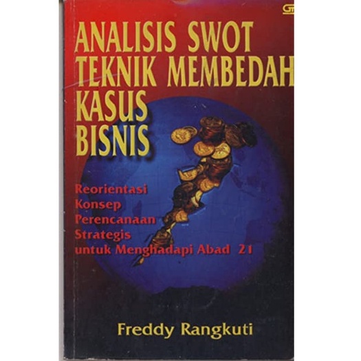 BUKU TEKNIK MEMBEDAH KASUS BISNIS ANALISIS SWOT - FREDDY RANGKUTI [ORIGINAL]