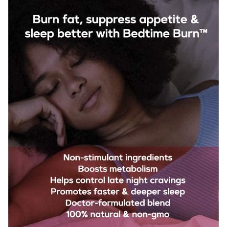 Dr Emil Nutrition Bedtime Burn PM Fat Burner &amp; Appetite Suppressant Penahan Nafsu Makan