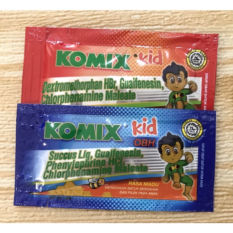 Komix Kid Per Sachet | Meredakan Batuk | Pelega Tenggorokkan