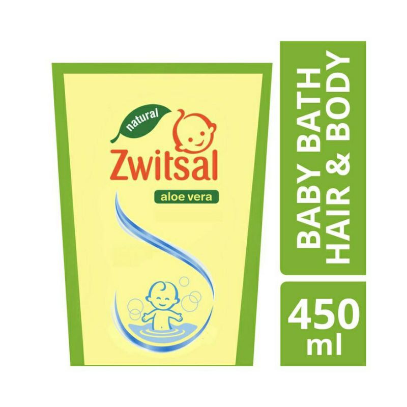 Zwitsal Baby Bath 2in1 refil 450ml