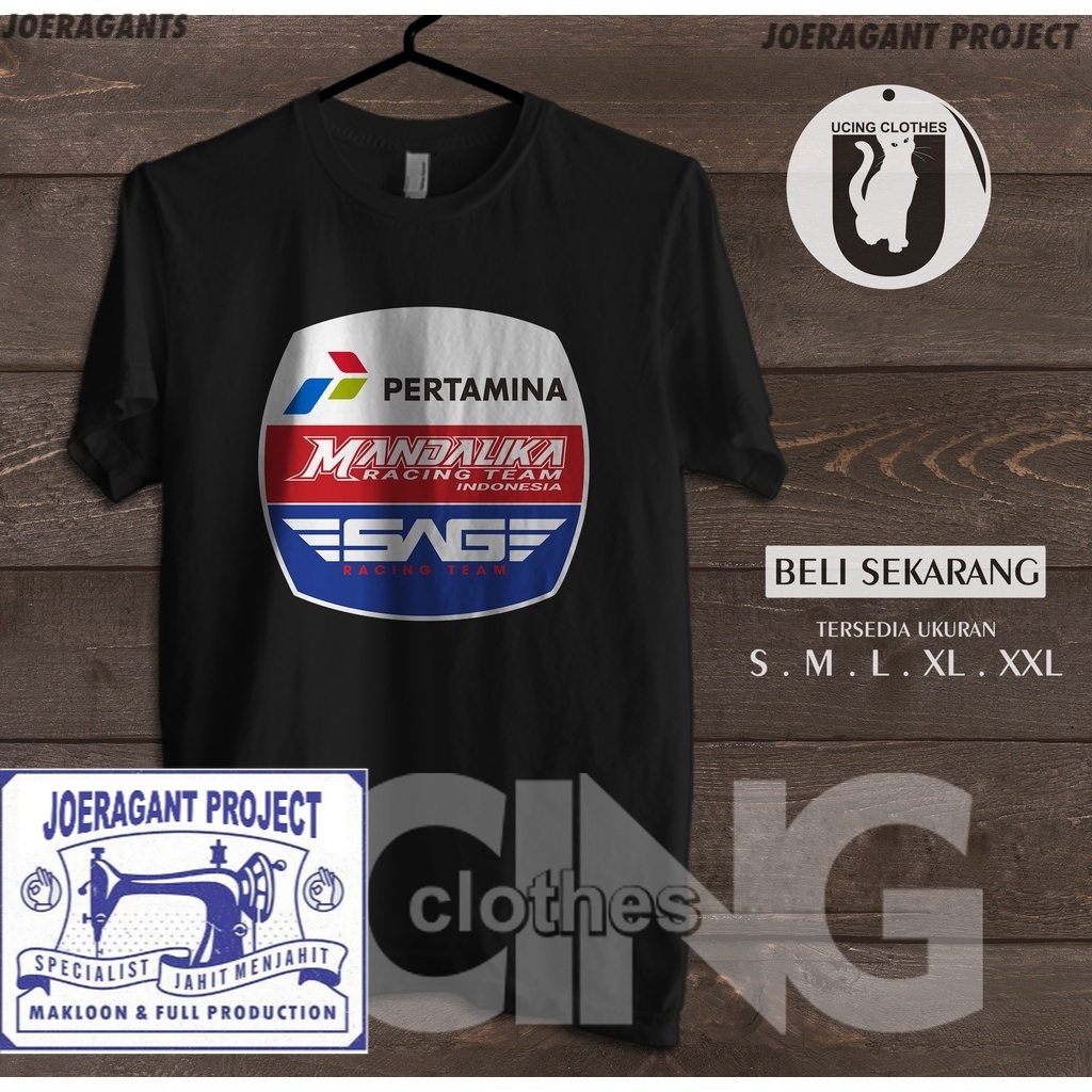 Kaos Baju Racing Pertamina Mandalika SAG Kaos Otomotif joeragants