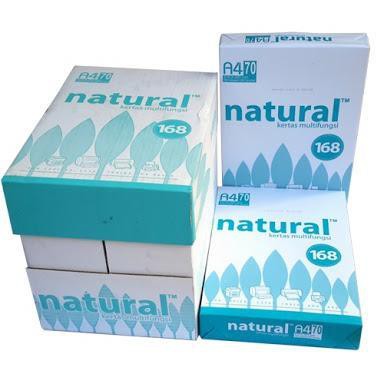 

Kertas HVS merk Natural A4 70gr