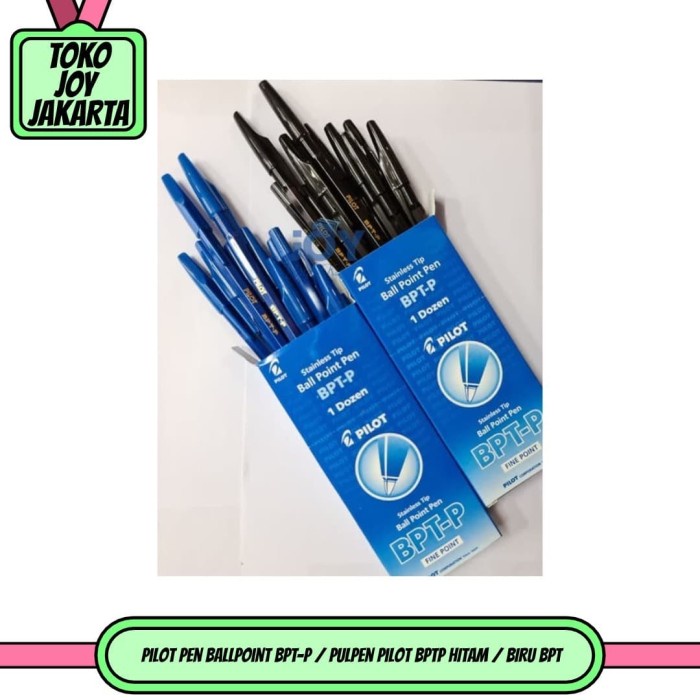 

Terbatas Pilot Pen Ballpoint Bpt-P / Pulpen Pilot Bptp Hitam / Biru Bpt Hemat
