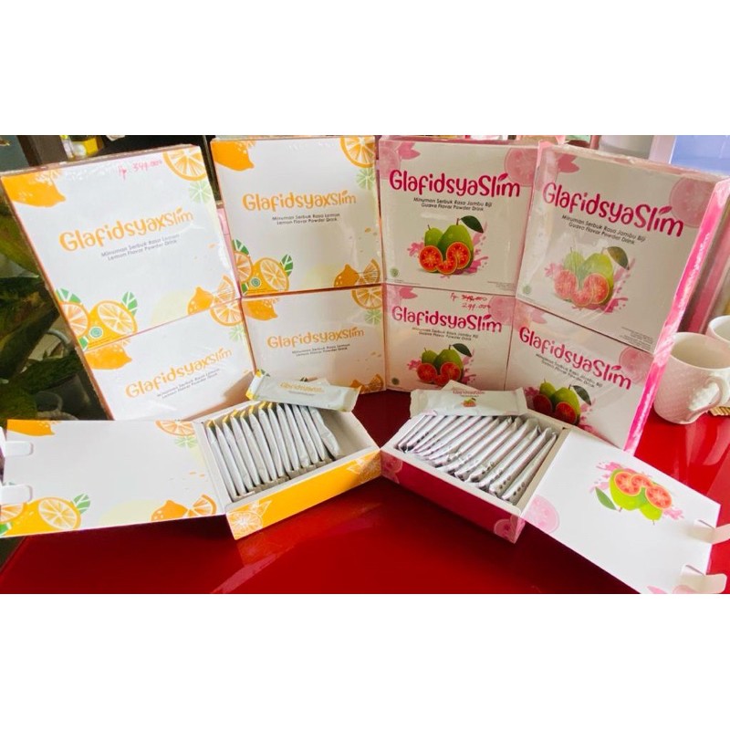 GLAFIDSYA SLIM & GLAFIDSYA XSLIM / Minuman Pelangsing tubuh