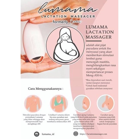 Lumama Lactation Massager- Alat Pijat Pelancar Asi