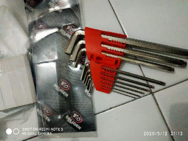 Kunci L Dan Segi Enam Bio Soligen (1set)