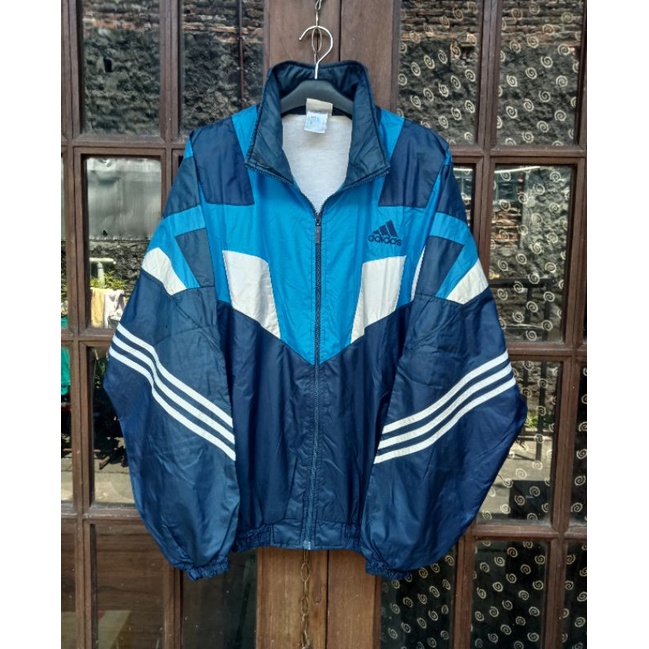 Vintage 90s ADIDAS Colorblock Jaket Mens Large