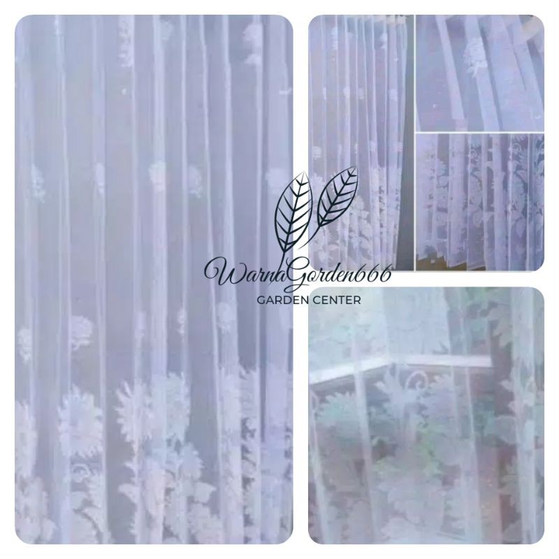 Gorden Vitrase Gorden Plisket  kawatS