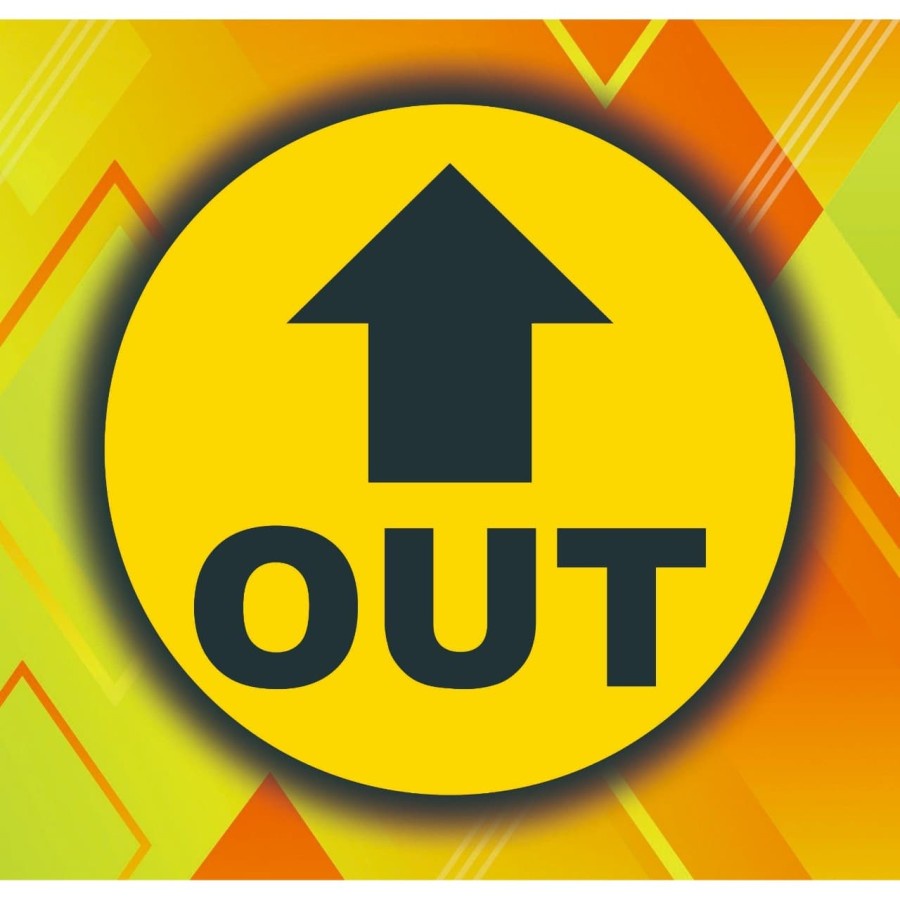 

STIKER LANTAI MURAH IN & OUT diameter 15 cm