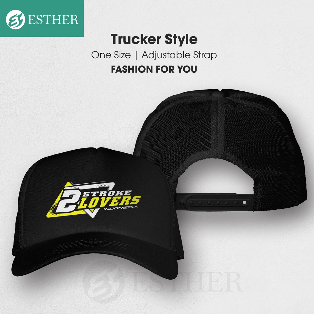 TOPI JARING TRUCKER 2 Tak Indonesia 2 Stroke Lovers Two Stroke Lovers Racing Otomotif TERLARIS / TOP