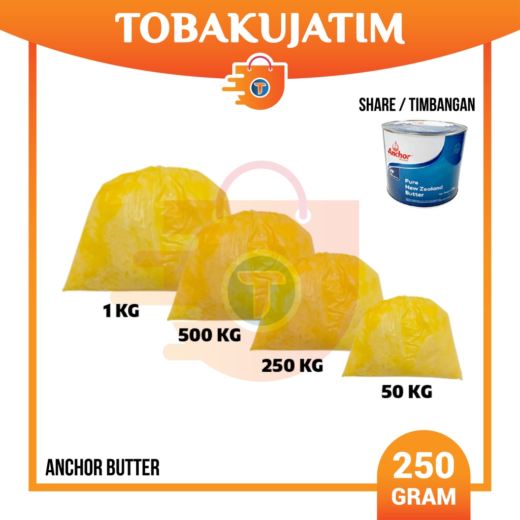 

ANCHOR SALTED butter 250gr dr KALENG