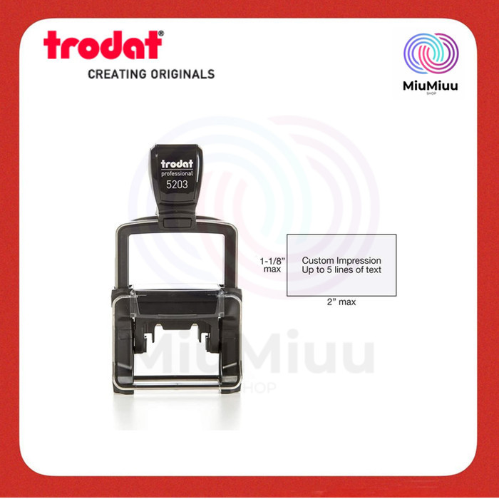 

STEMPEL TRODAT PROFESSIONAL 5203 49 X 28 MM