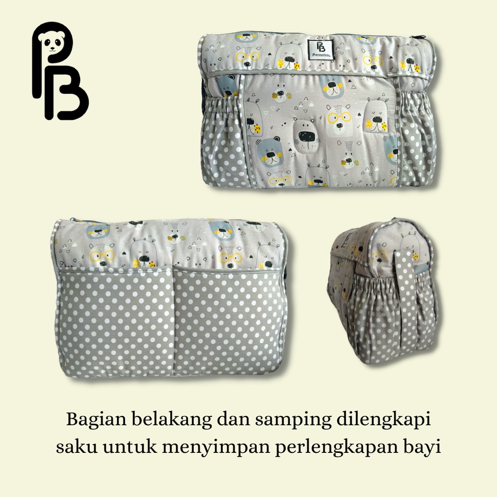 Precious Baby | Tas Perlengkapan Bayi | Diaper Bag | Baby Bag | Tas Combinasi Motif