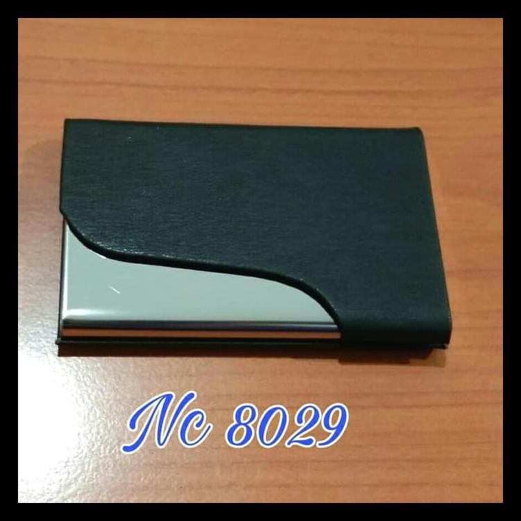 

Name Card Case Metal Asimetris Shape - Hitam