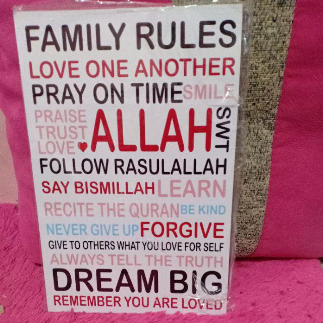 Wall Decor Art/hiasan Dinding/dekorasi Rumah/cafe/office/dapur/ Dan Lain-lain