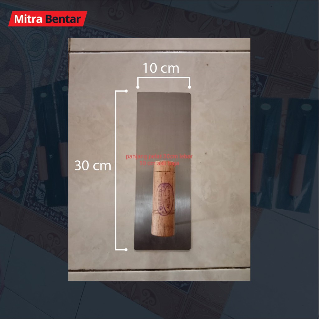 Raskam Baja Asli GALUR/Plastering Trowel Asli Baja/ Roskam / Raskam / Sendok Semen / Raskam Galur