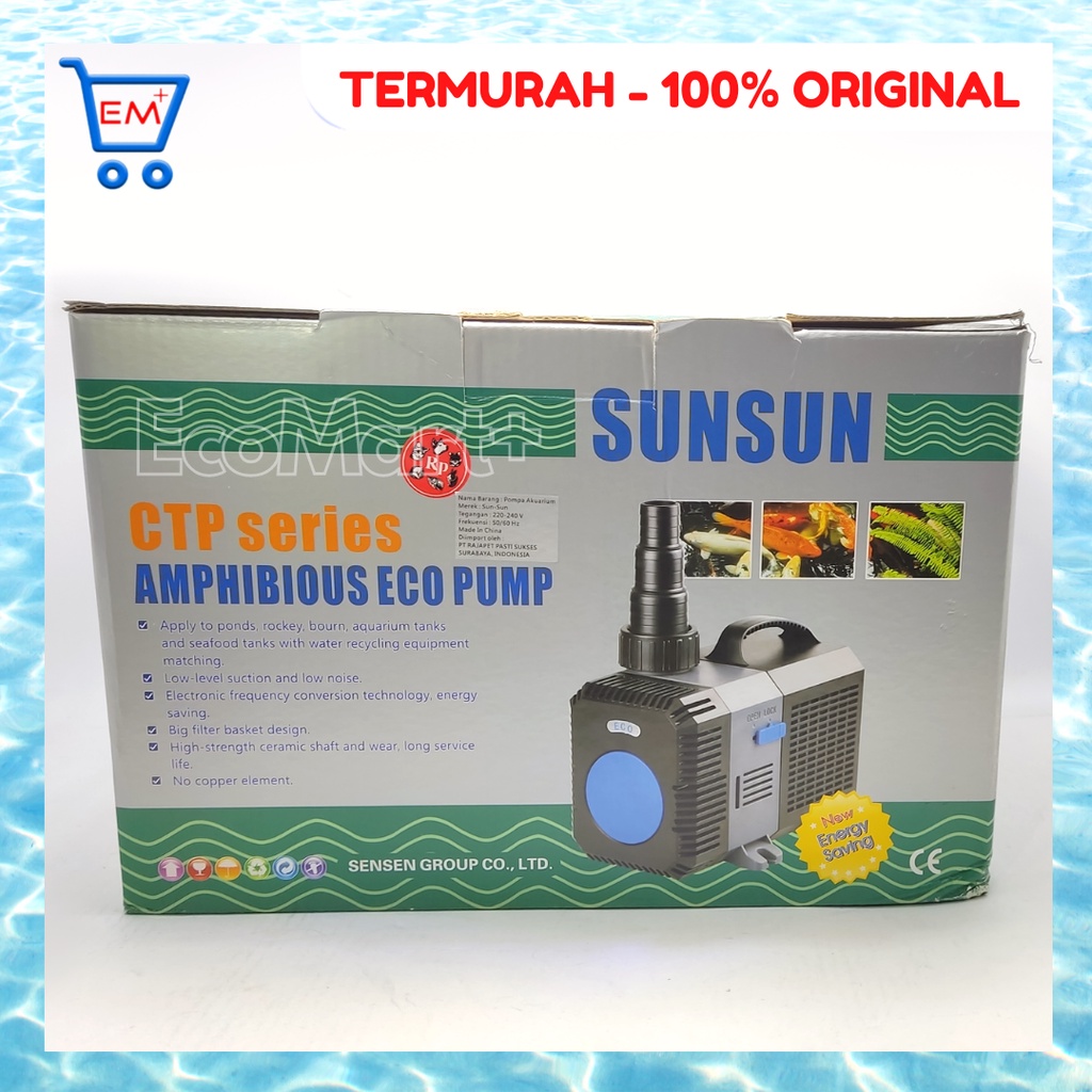 SUNSUN CTP 10000 LOW WATT Sun Sun CTP10000 Submersible Pump - Pompa Kolam