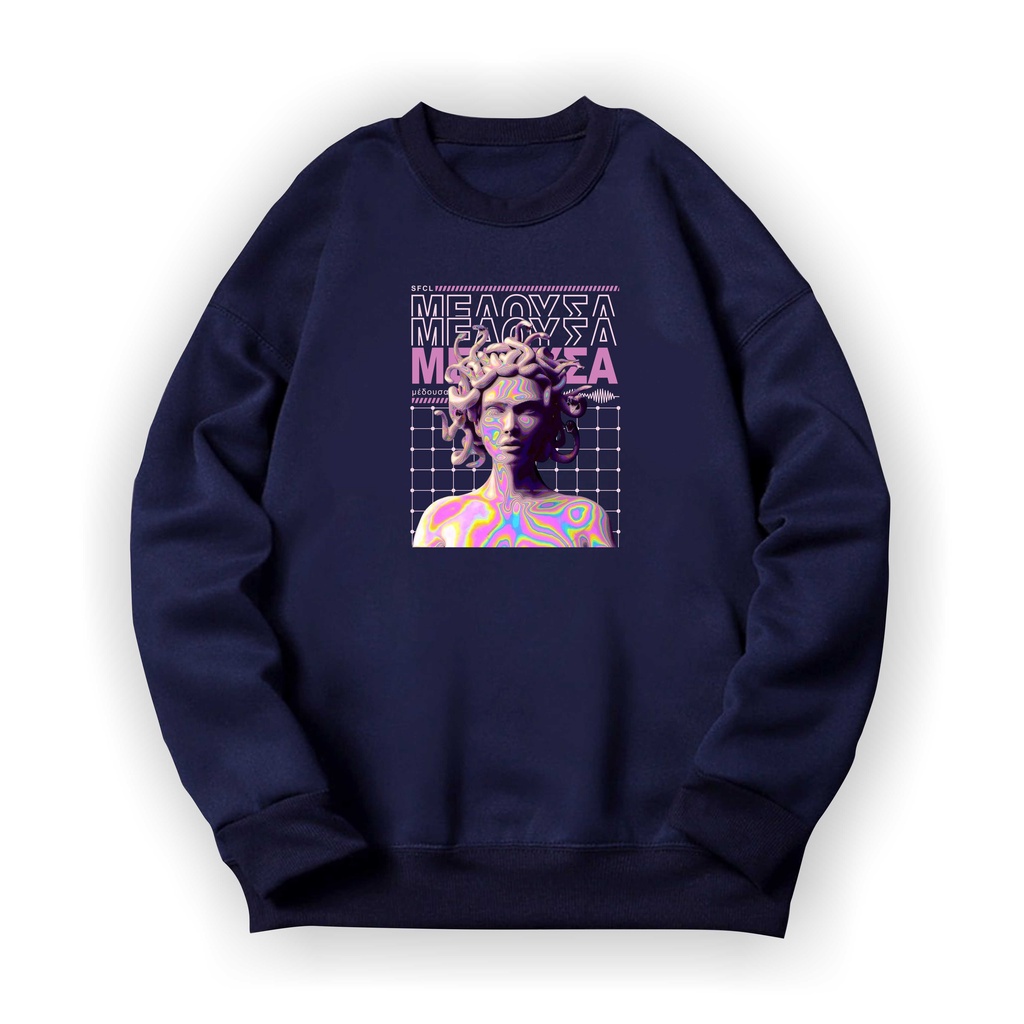 MEDUSA Basic Sweater II MEDUSA Sweater Crewneck II SIZE M - XL ( Pria &amp; Wanita )