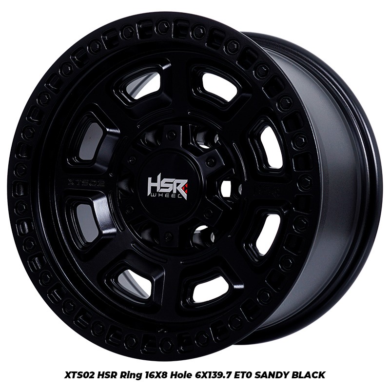 velg mobil pajero ring 16 hsr xts 02 cocok untuk fortuner hilux ranger