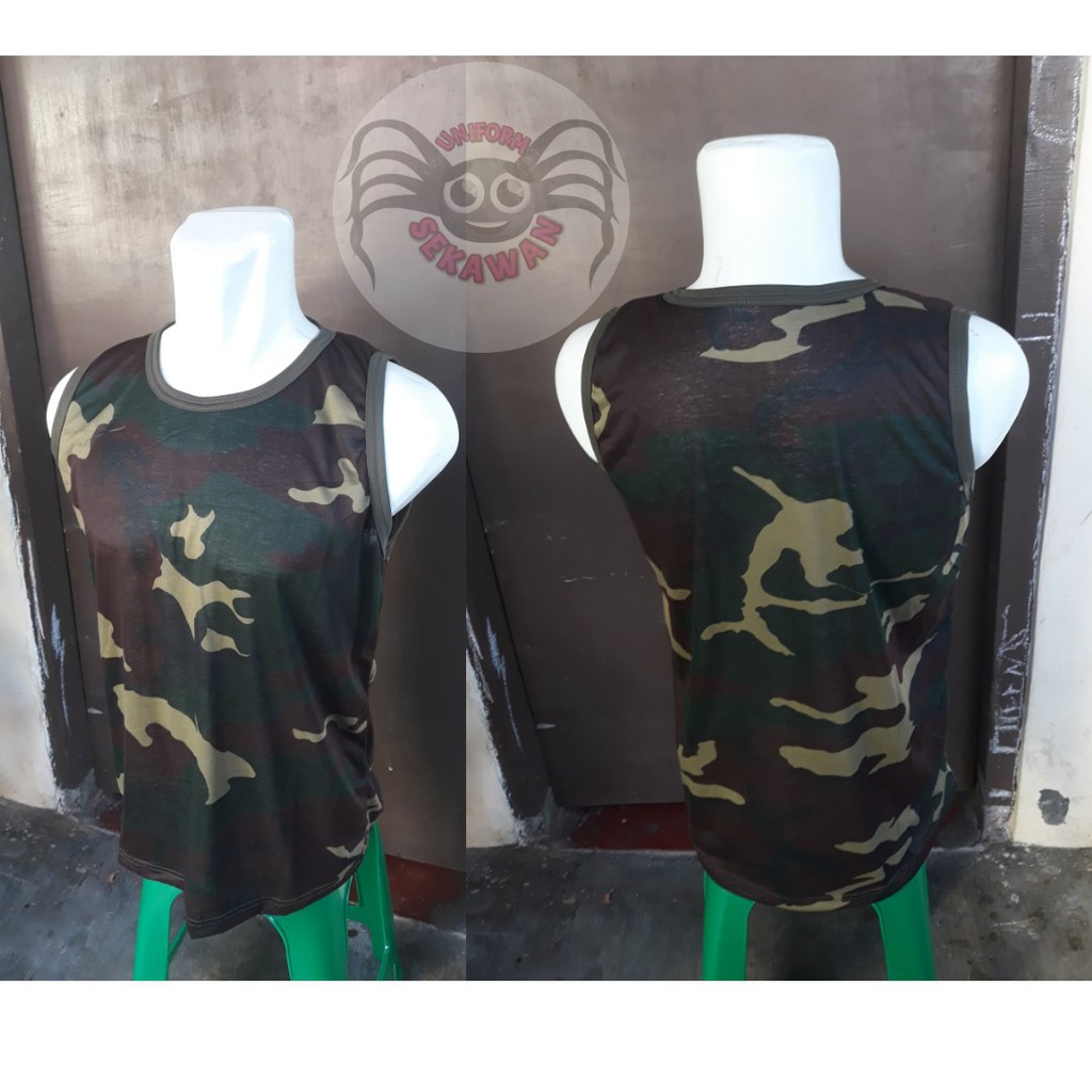 Kaos Dalam Loreng US ARMY Kaos Singlet Loreng Tactical