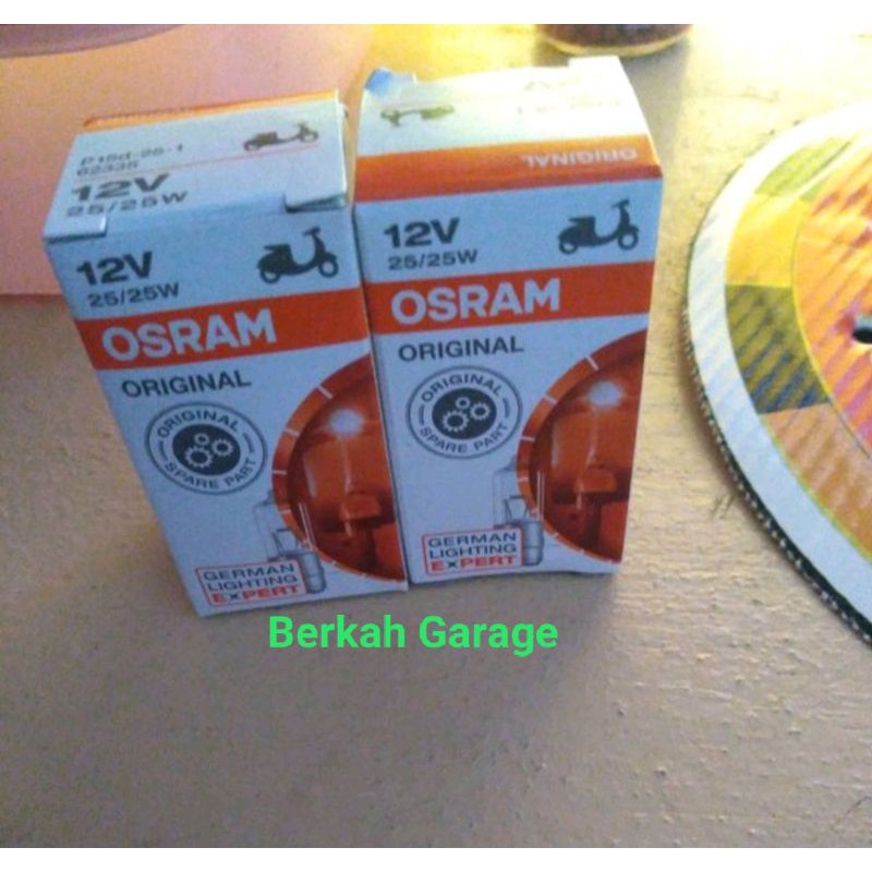 Bohlam Lampu Depan H6 Osram Standar Matic Bebek