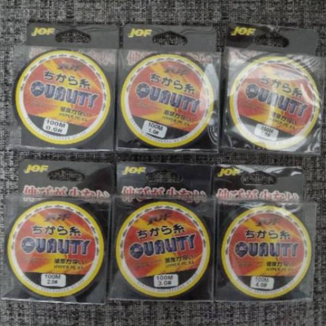 TALI PANCING PE MULTIFILAMENT JOF X4