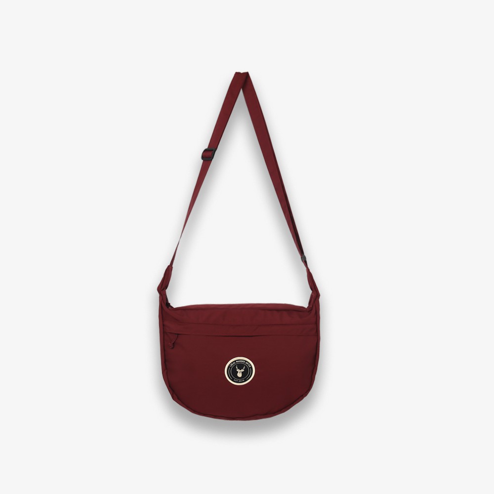 Tas Selempang Slempang Sling Cross Bag Cowok Cewek Sekolah Kuliah Converse Distro Murah - Maroon